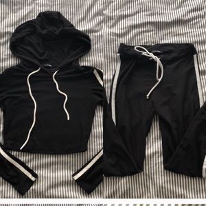 2 pc athletic lounge set